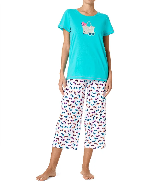 Capri Lounge Set Three-piece pajama sets